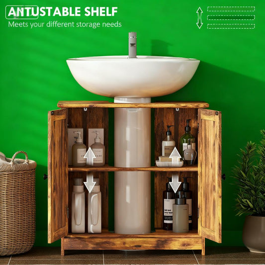 Bathroom Vanity Cabinet with Under Sink Storage Organizer