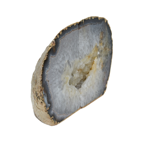 Agate Bookend Gold Electroplated Premium Quality