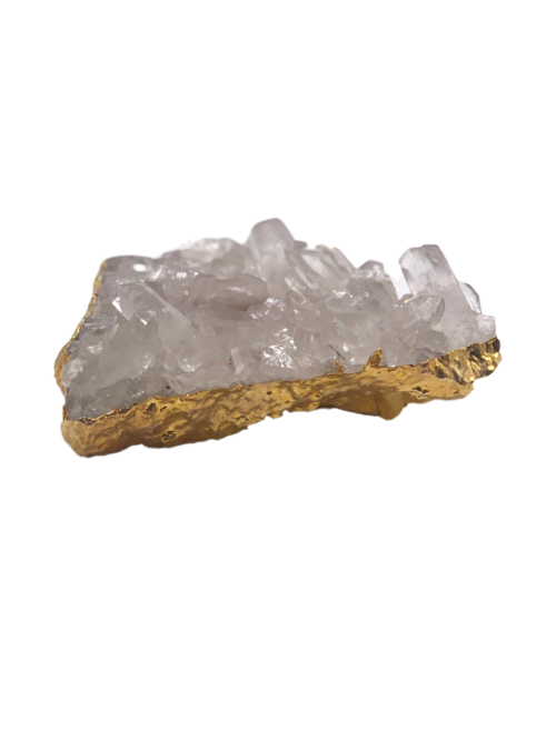 Quartz Cluster Candle Holder