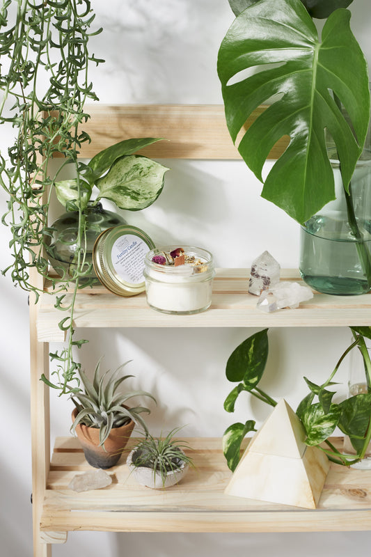 Fertility candle / crystal candle / abundance candle / butter me up or